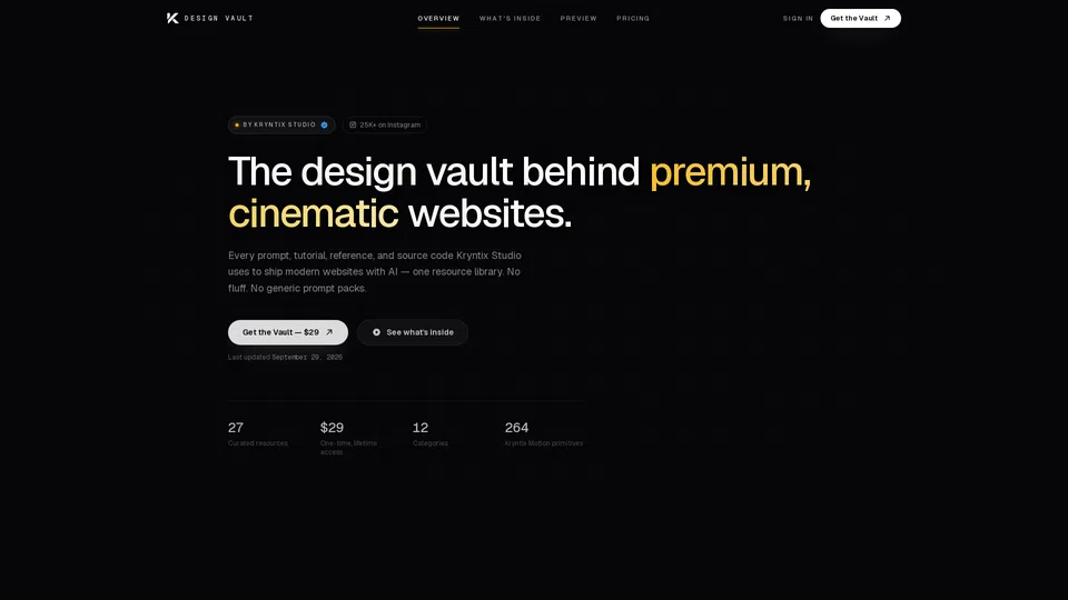 Homepage snapshot at launch
