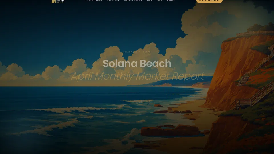 Homepage snapshot at launch