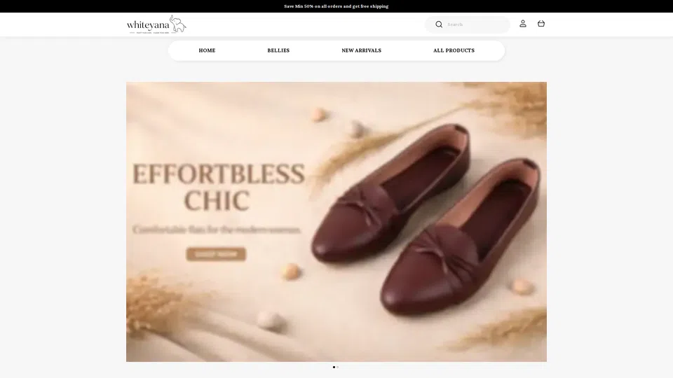 Homepage snapshot at launch
