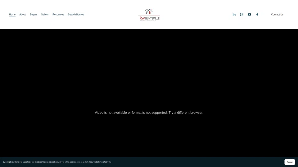 Homepage snapshot at launch