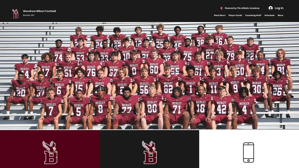 Homepage snapshot at launch