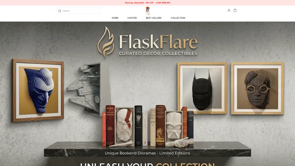 Homepage snapshot at launch