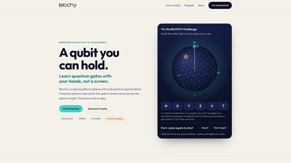 Homepage snapshot at launch
