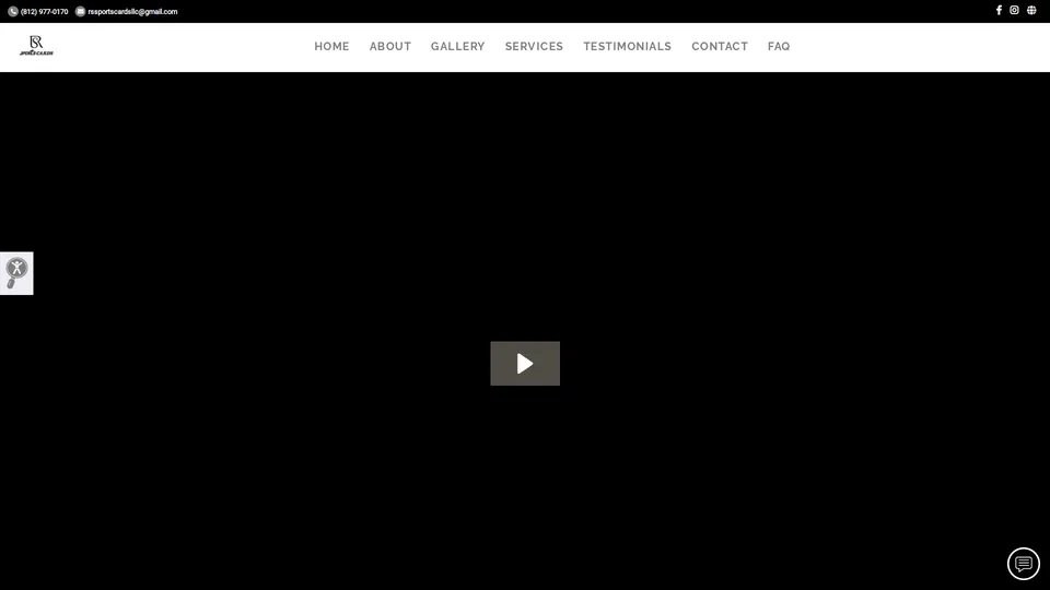Homepage snapshot at launch