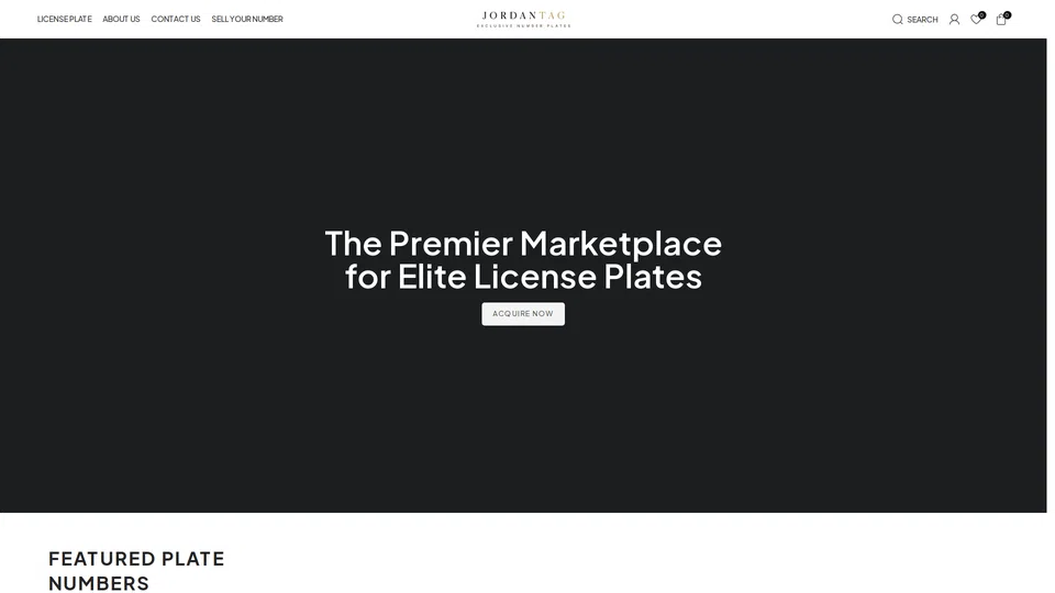 Homepage snapshot at launch