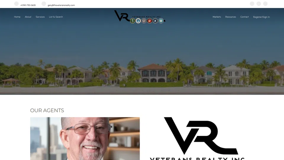 Homepage snapshot at launch