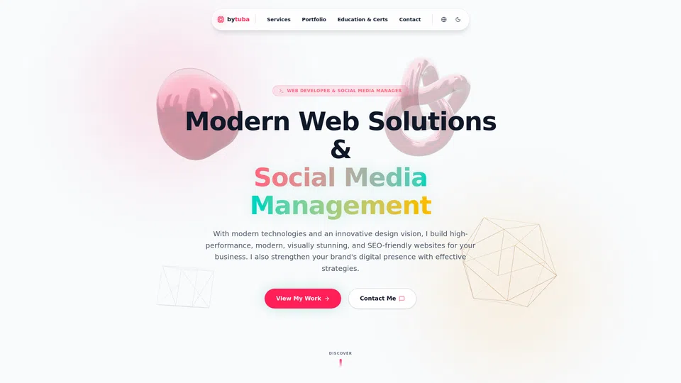 Homepage snapshot at launch
