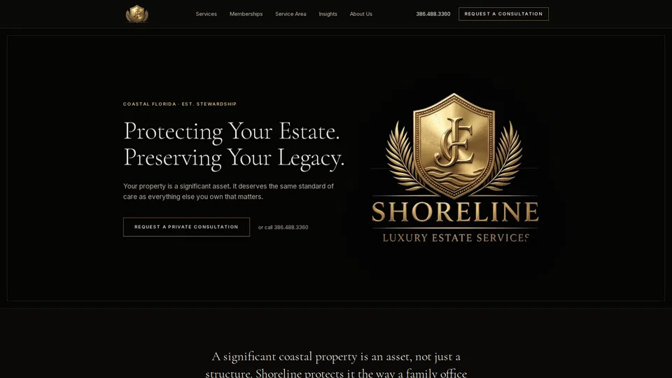 Homepage snapshot at launch