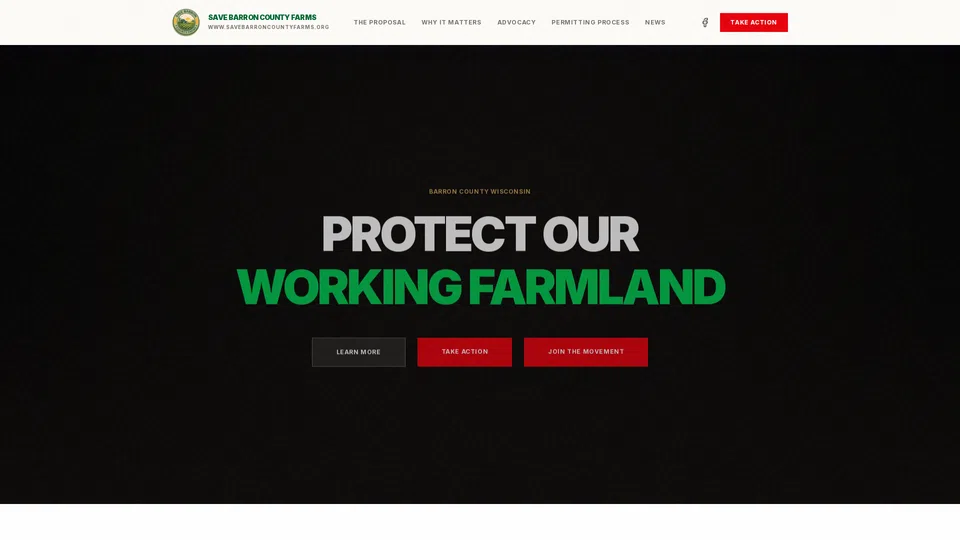Homepage snapshot at launch