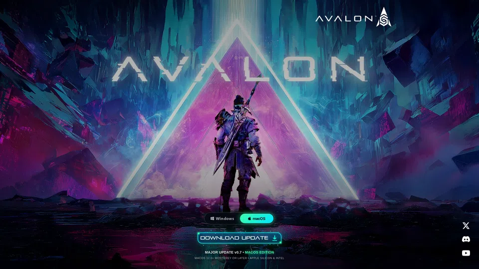 Homepage snapshot at launch