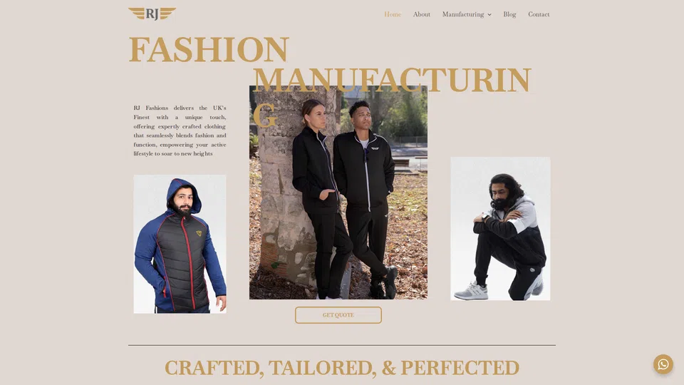 Homepage snapshot at launch