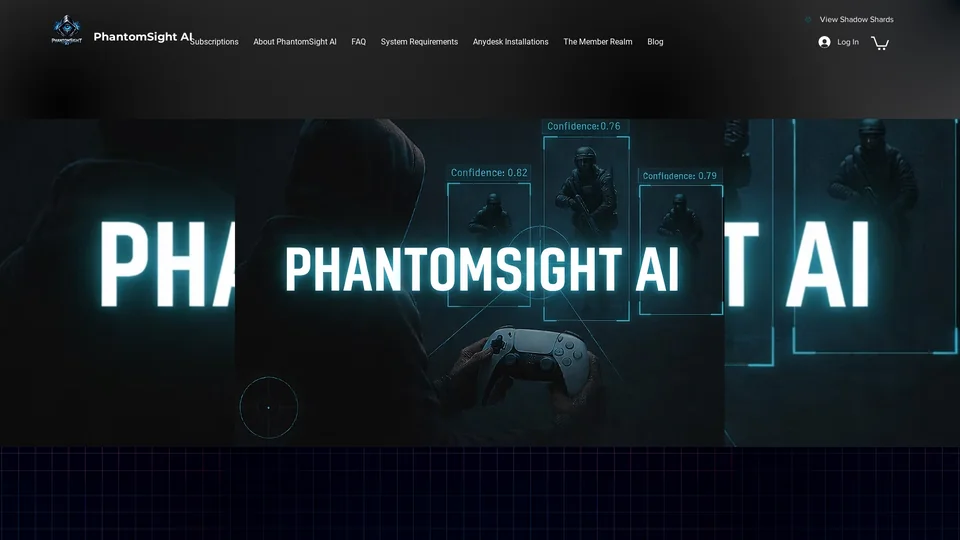 Homepage snapshot at launch