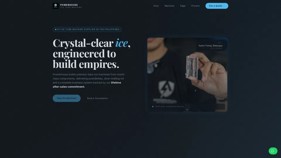 Homepage snapshot at launch