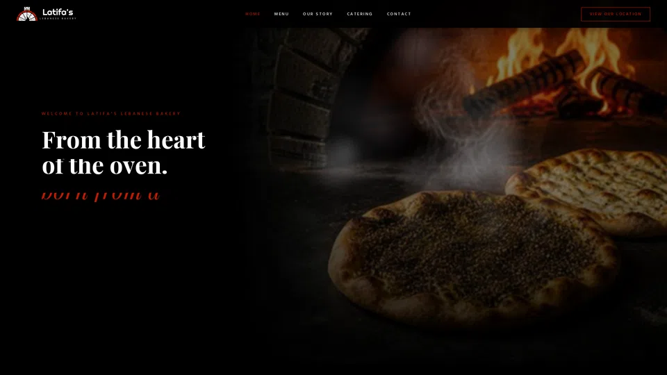 Homepage snapshot at launch