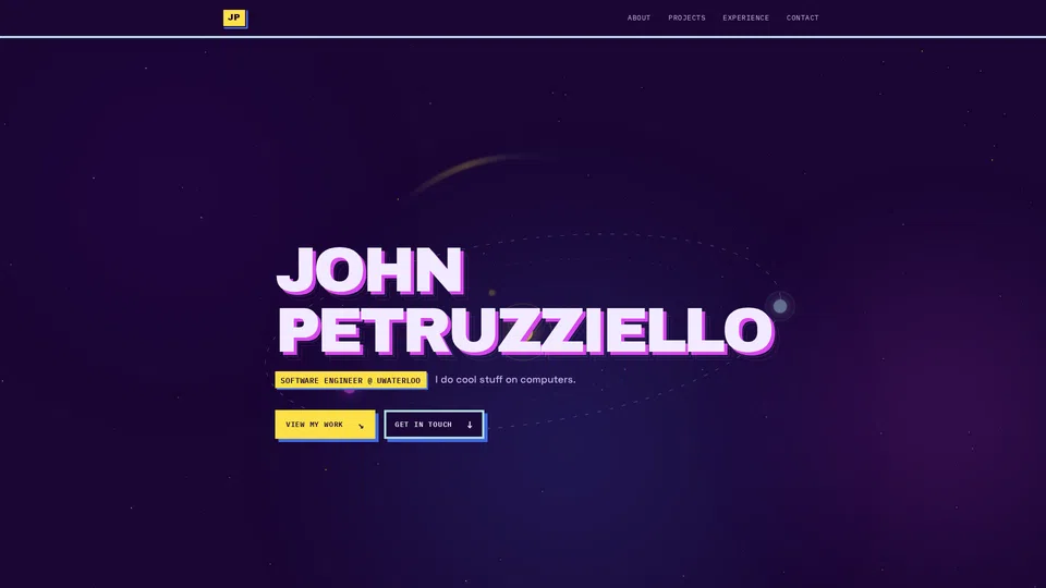 Homepage snapshot at launch