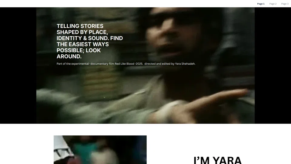 Homepage snapshot at launch
