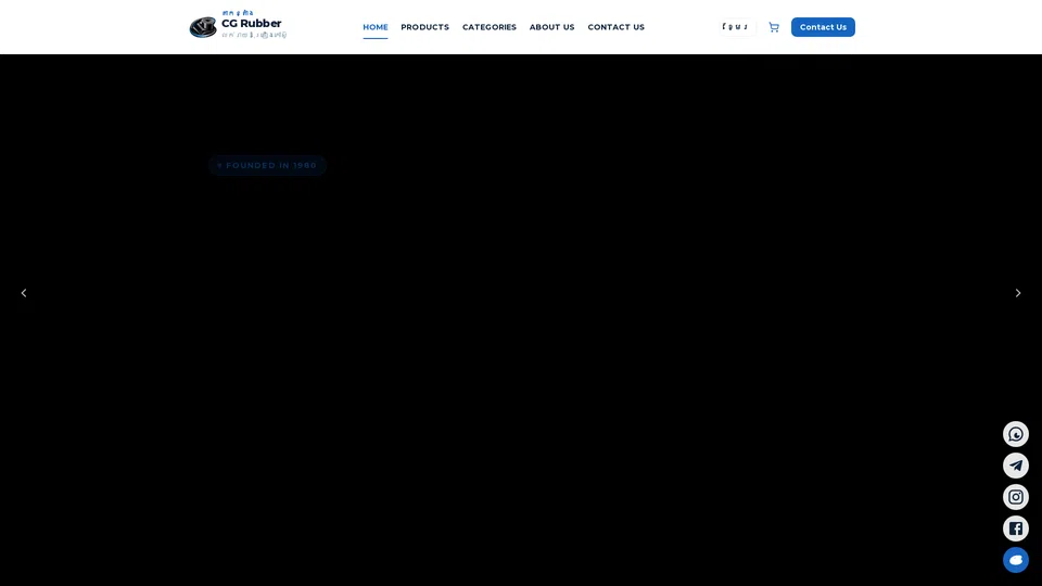 Homepage snapshot at launch