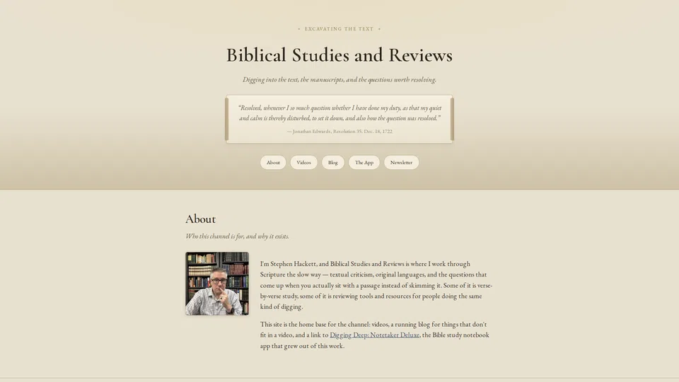 Homepage snapshot at launch