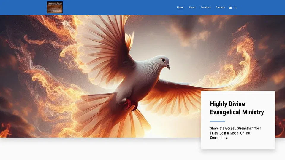 Homepage snapshot at launch