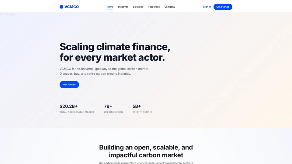Homepage snapshot at launch