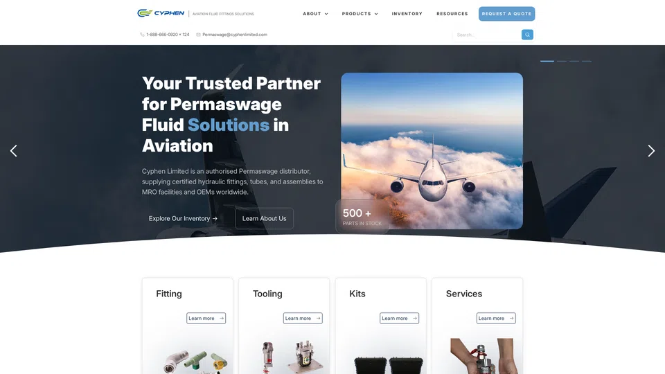 Homepage snapshot at launch