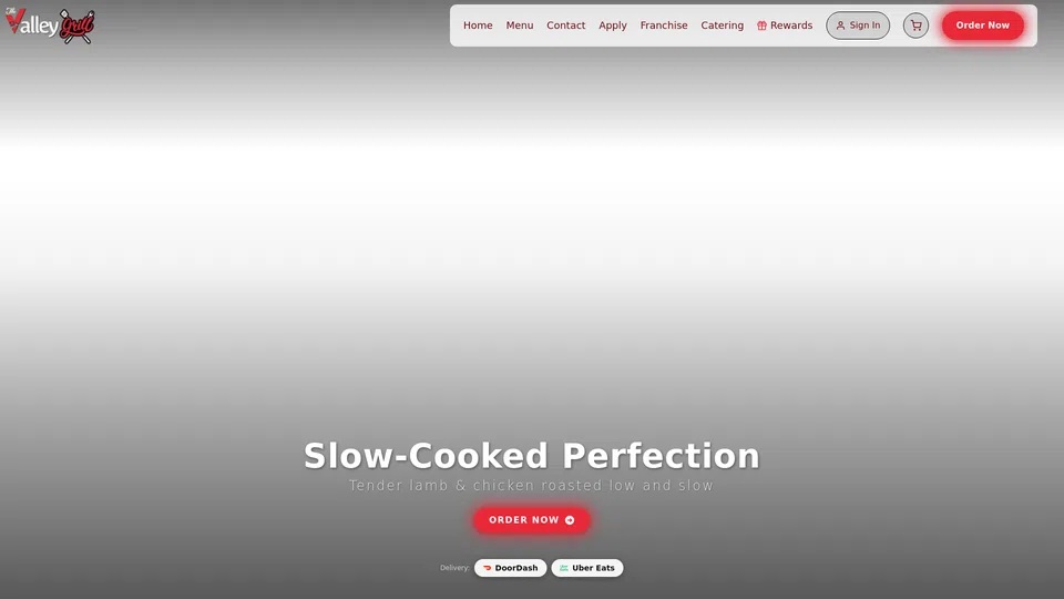 Homepage snapshot at launch