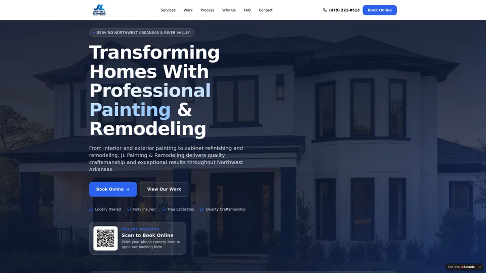 Homepage snapshot at launch
