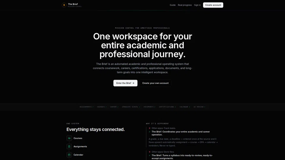 Homepage snapshot at launch
