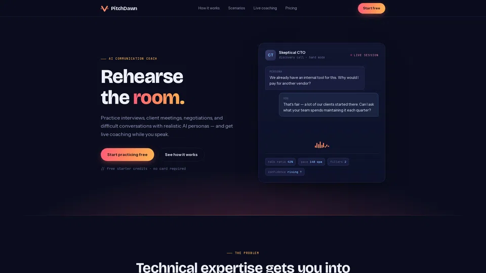 Homepage snapshot at launch