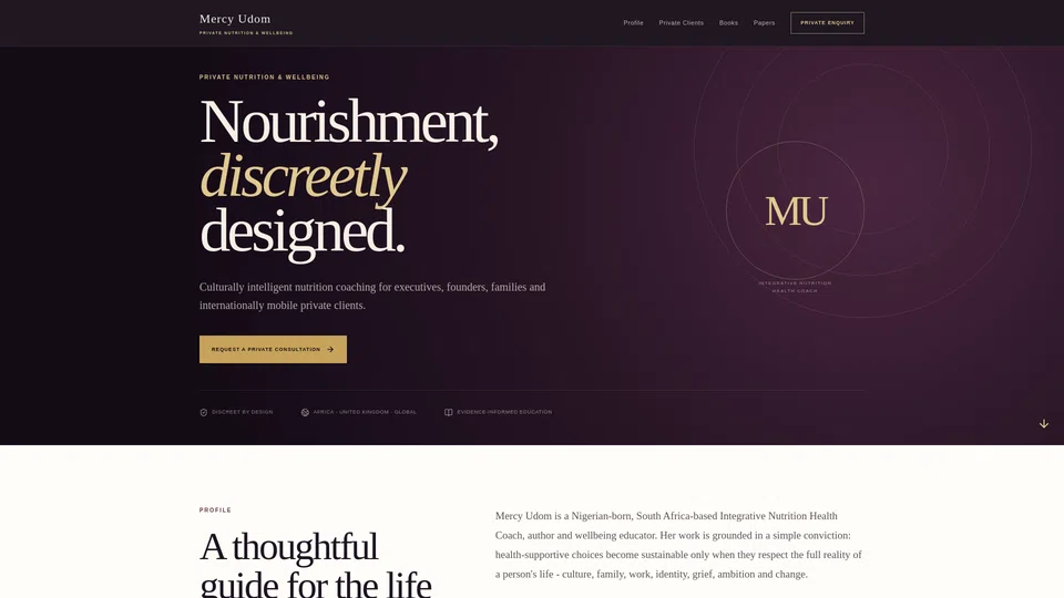 Homepage snapshot at launch