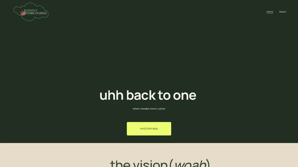 Homepage snapshot at launch