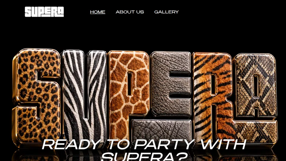 Homepage snapshot at launch