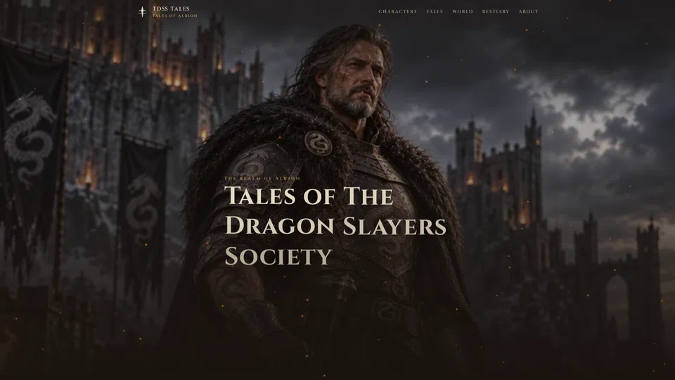 Homepage snapshot at launch