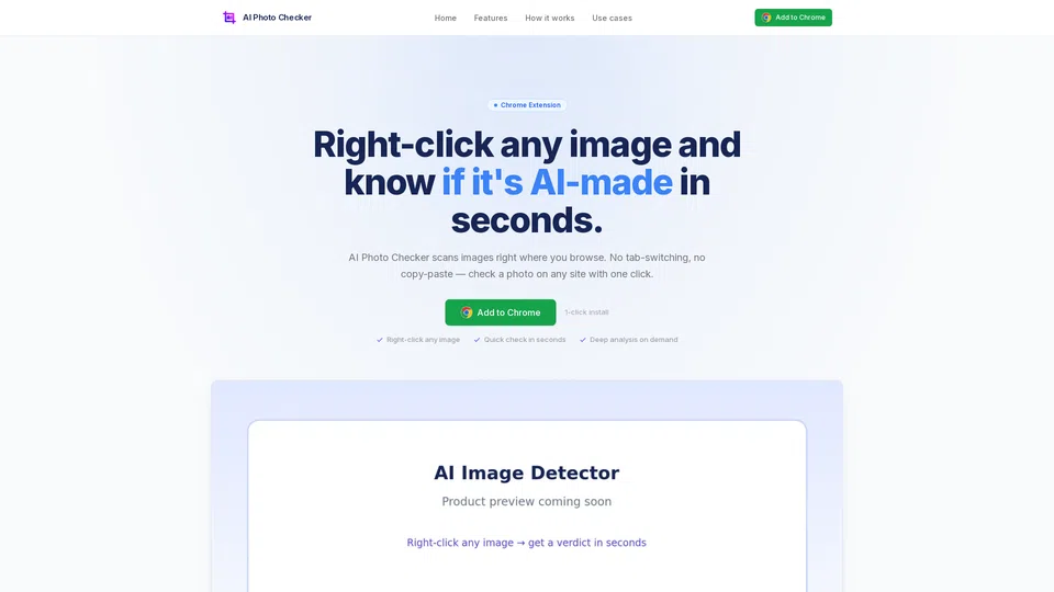 Homepage snapshot at launch