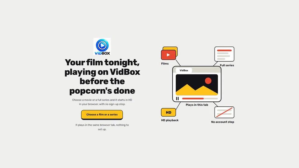Homepage snapshot at launch