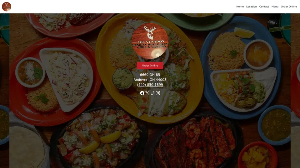 Homepage snapshot at launch