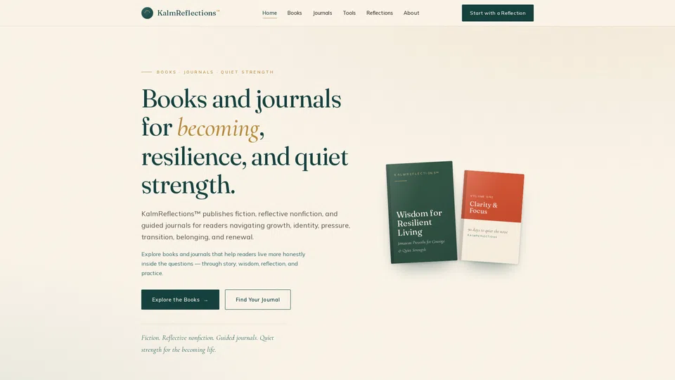 Homepage snapshot at launch