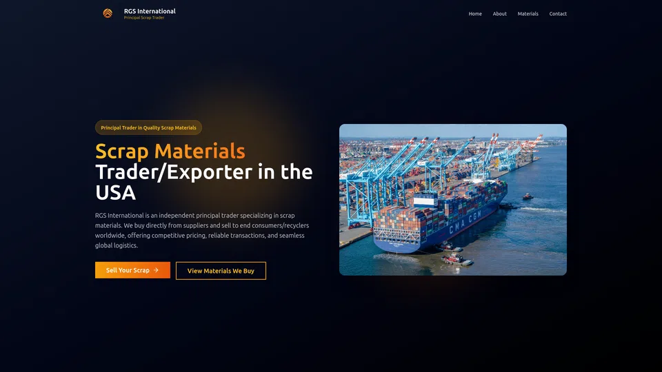 Homepage snapshot at launch