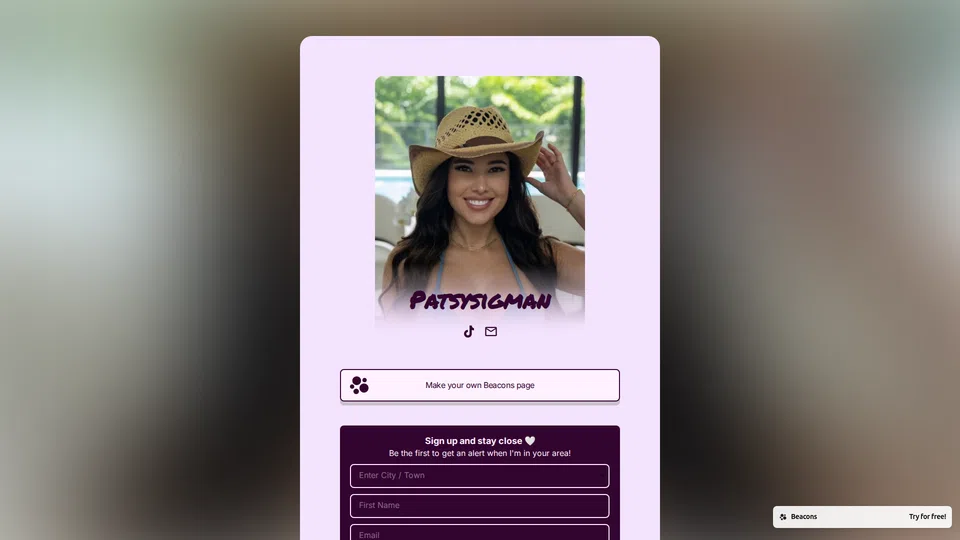 Homepage snapshot at launch