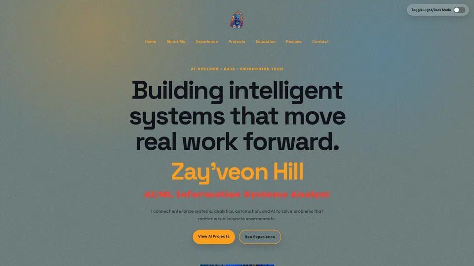 Homepage snapshot at launch
