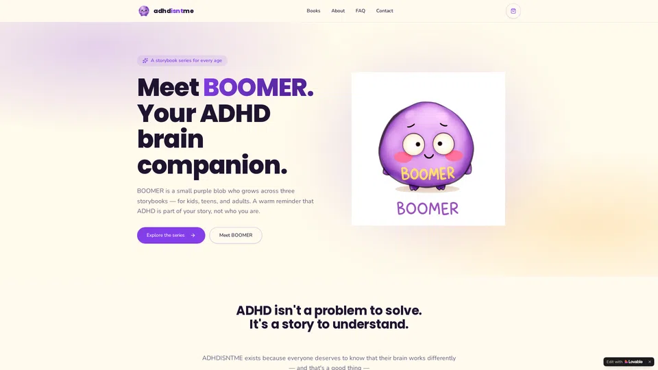 Homepage snapshot at launch
