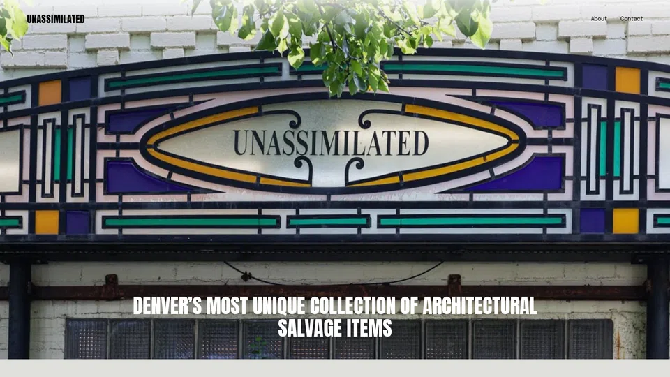 Homepage snapshot at launch