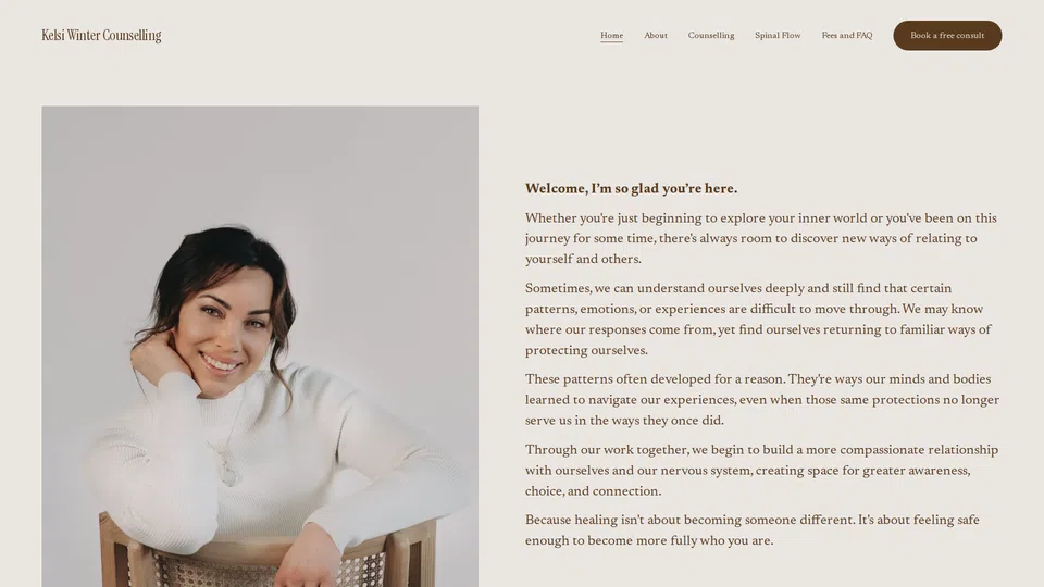 Homepage snapshot at launch