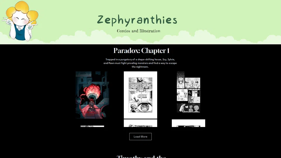 Homepage snapshot at launch