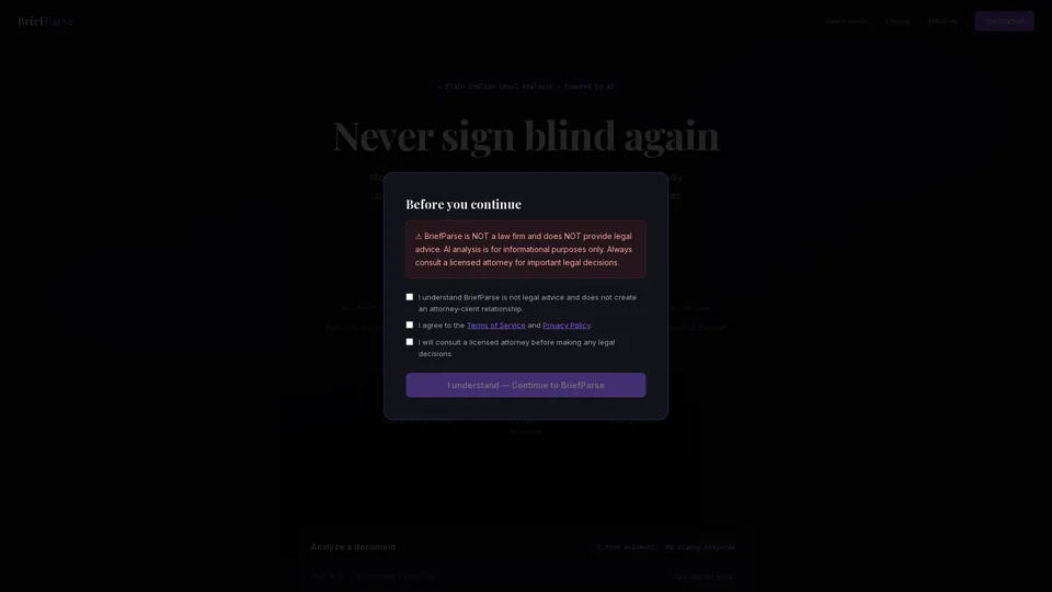 Homepage snapshot at launch