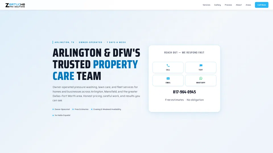 Homepage snapshot at launch