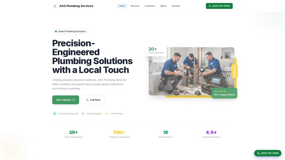 Homepage snapshot at launch