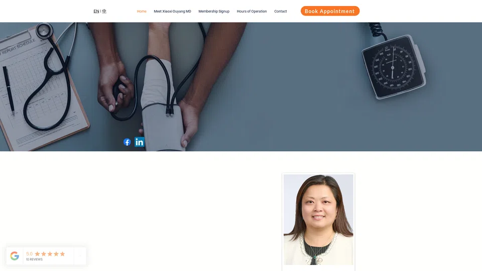 Homepage snapshot at launch