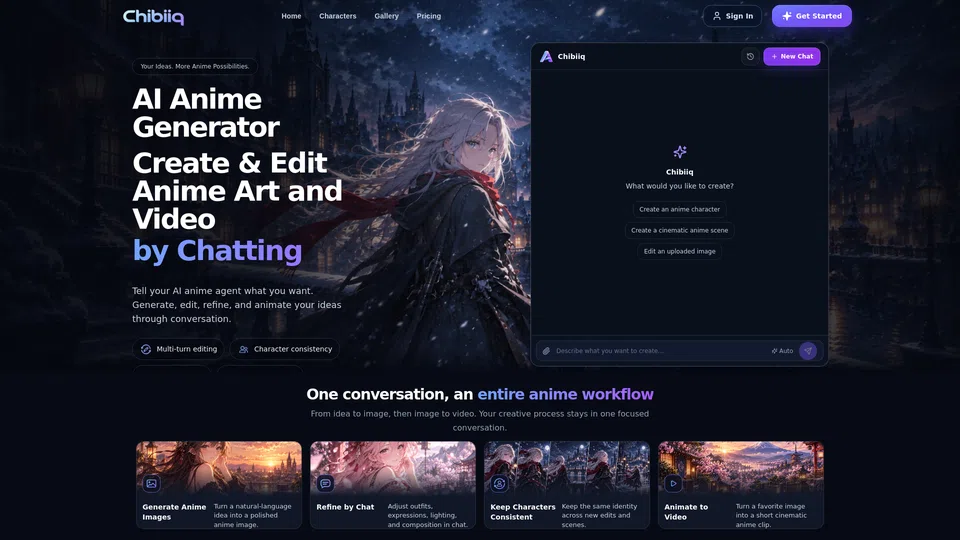 Homepage snapshot at launch