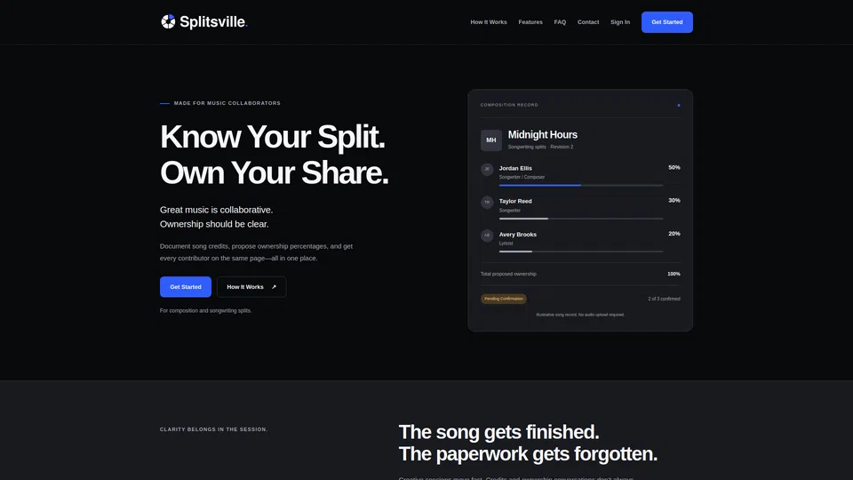Homepage snapshot at launch